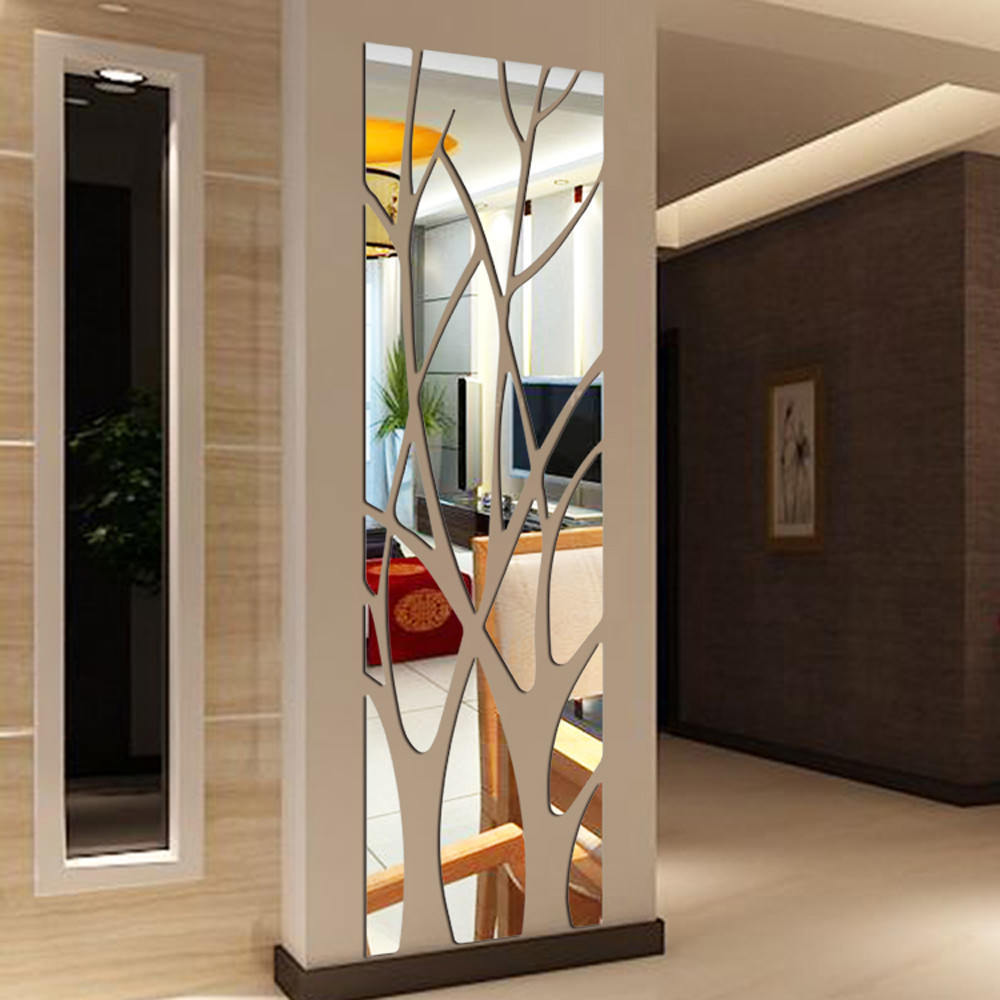 Mirror wall stickers
