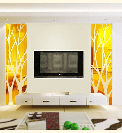 Mirror wall stickers