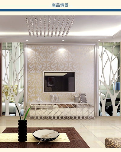 Mirror wall stickers