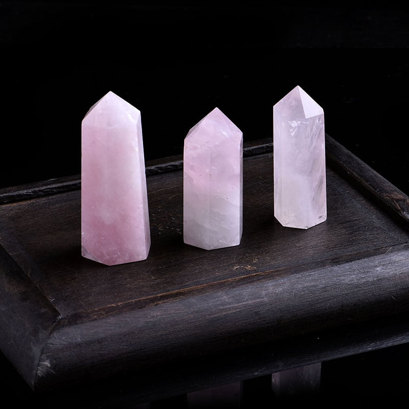 Natural Rose Quartz Crystal