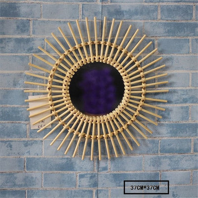 French bamboo mirror