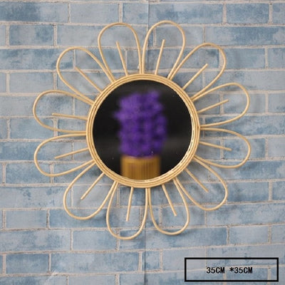 French bamboo mirror