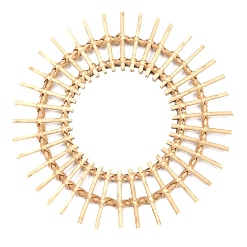 Wicker Willow Mirror